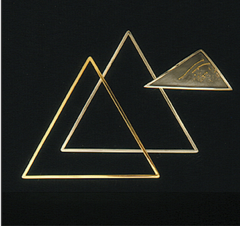 Triangle bracelets and Sails brooch