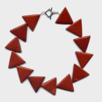 <em>Davesia decurrens II – Wildflower Collection, </em>necklace, jasper sterling silver, 39cm long, no 1530.